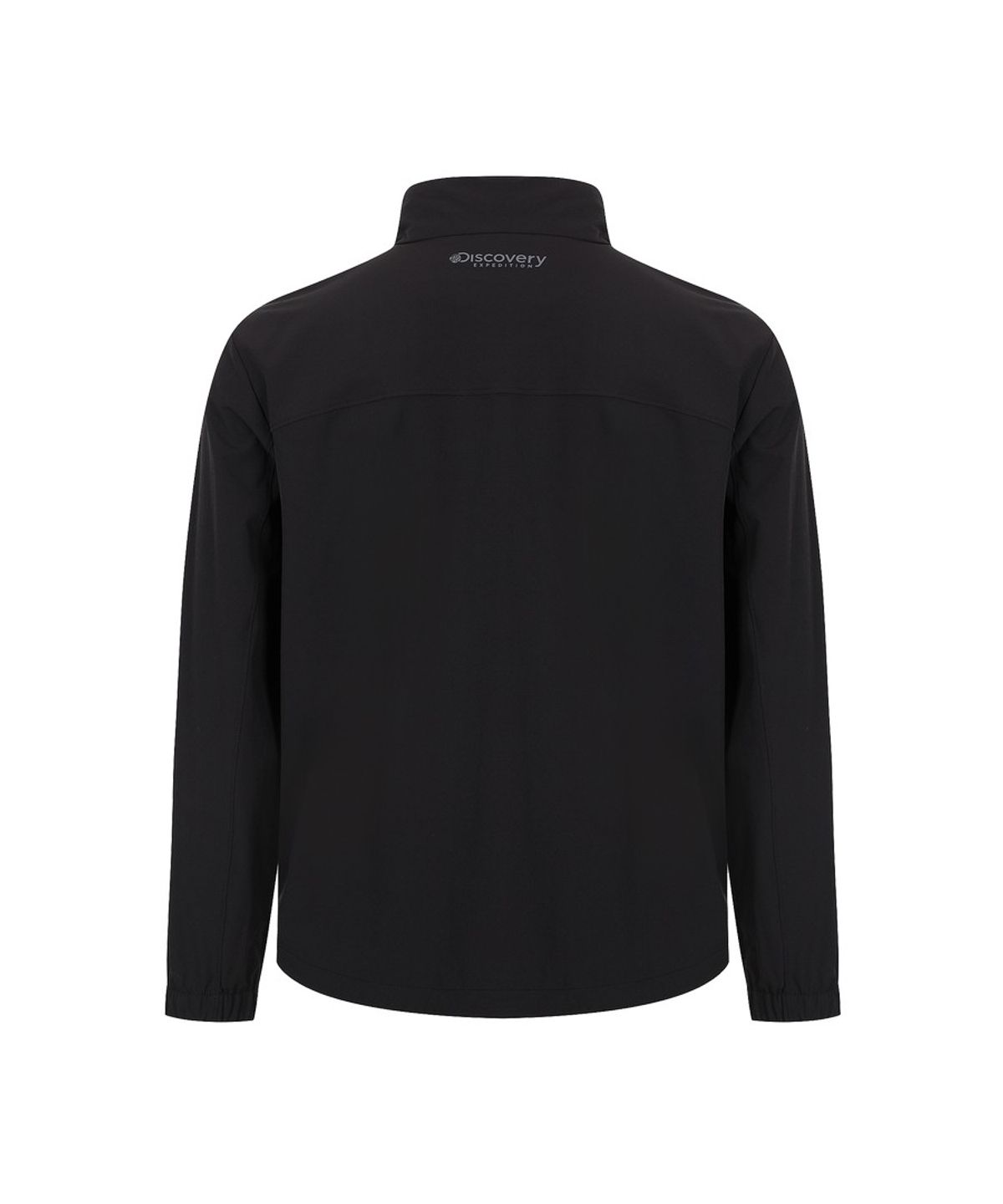 디스커버리 익스페디션(DISCOVERY EXPEDITION) 남성 아웃도어 우븐 하이넥 트레이닝 자켓 (BLACK)