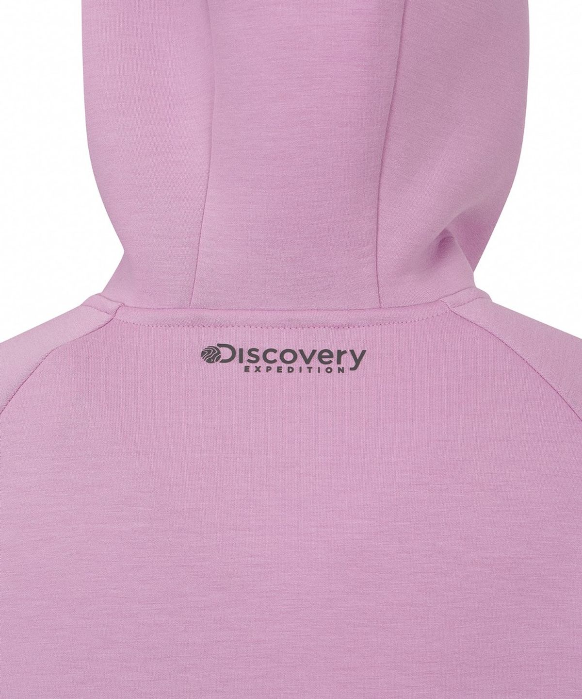 디스커버리 익스페디션(DISCOVERY EXPEDITION) 여성 크롭 트레이닝 후드형 자켓 (L.VIOLET)