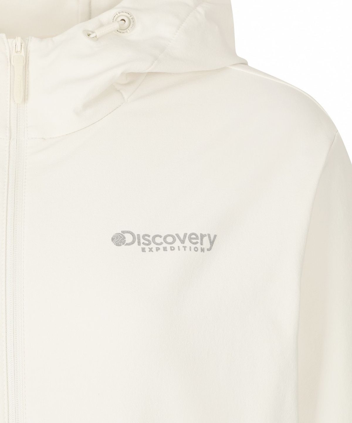 디스커버리 익스페디션(DISCOVERY EXPEDITION) 여성 에센셜 후드 일체형 소프트쉘 자켓 (L/CREAM)