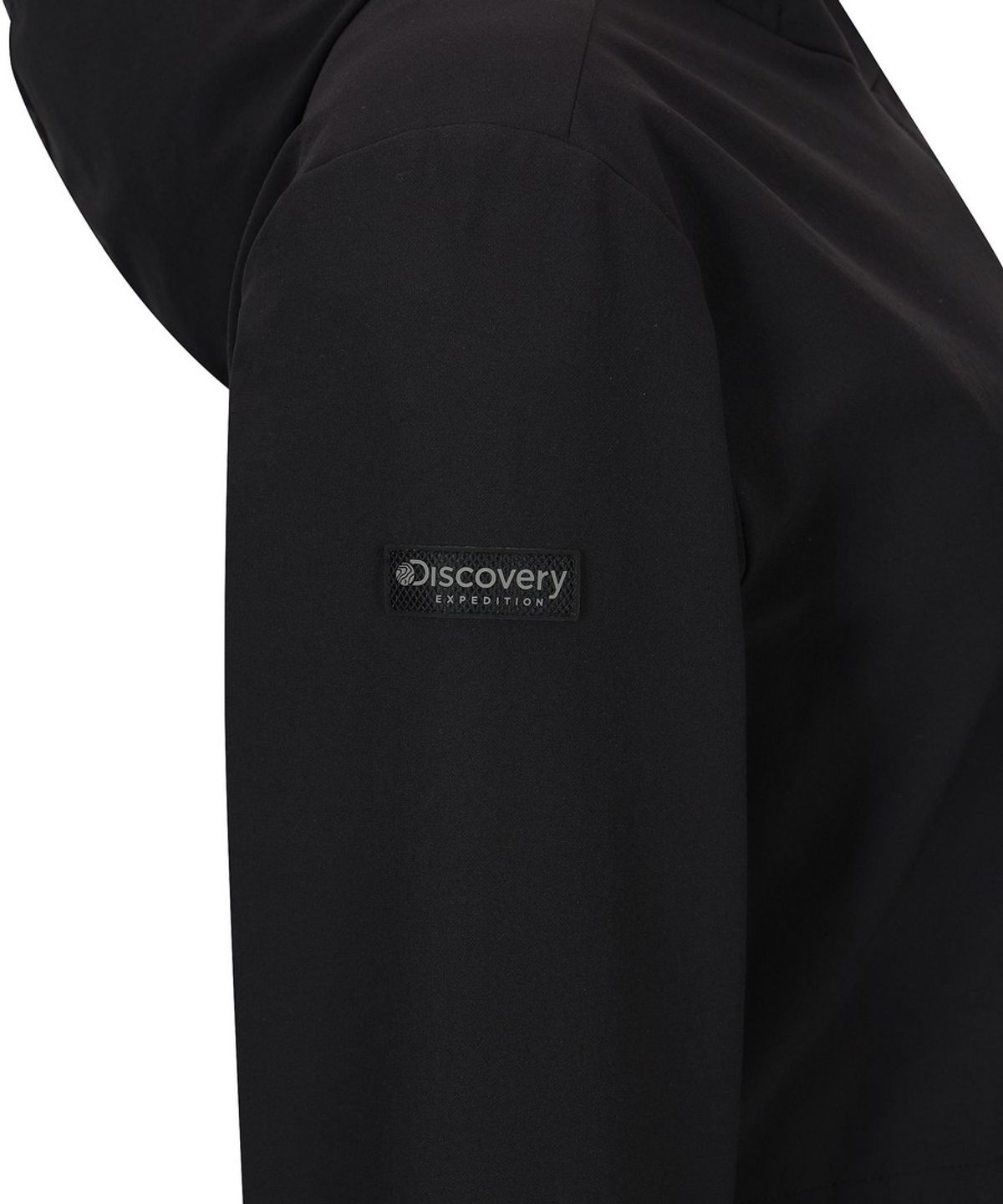 디스커버리 익스페디션(DISCOVERY EXPEDITION) 여성 에센셜 후드 일체형 소프트쉘 자켓 (BLACK)