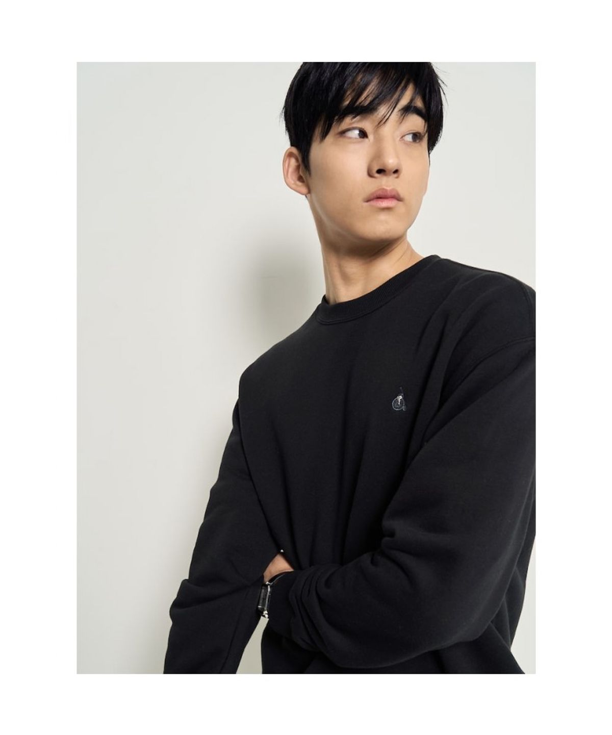 빈폴 멘(BEANPOLE MEN) [Essential] 스웨트 셔츠  블랙
