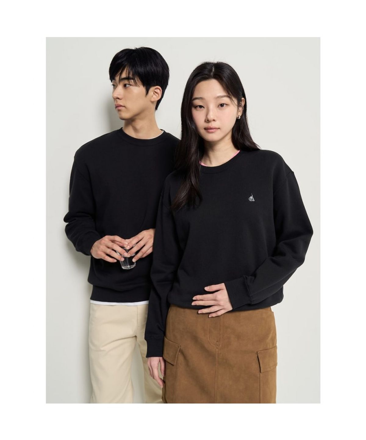 빈폴 멘(BEANPOLE MEN) [Essential] 스웨트 셔츠  블랙