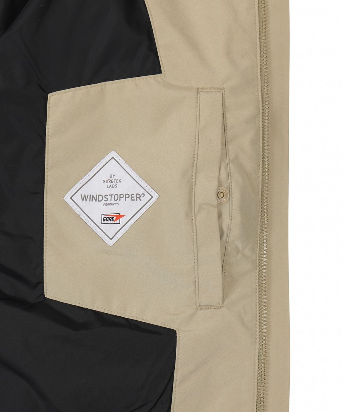 디스커버리 익스페디션(DISCOVERY EXPEDITION) 남성 프리미엄 고어윈드스토퍼 자켓 (D/BEIGE)