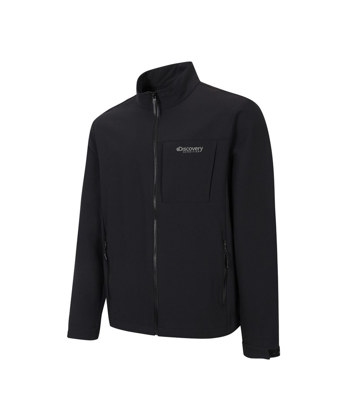 디스커버리 익스페디션(DISCOVERY EXPEDITION) 남성 에센셜 하이넥 소프트쉘 자켓 (BLACK)