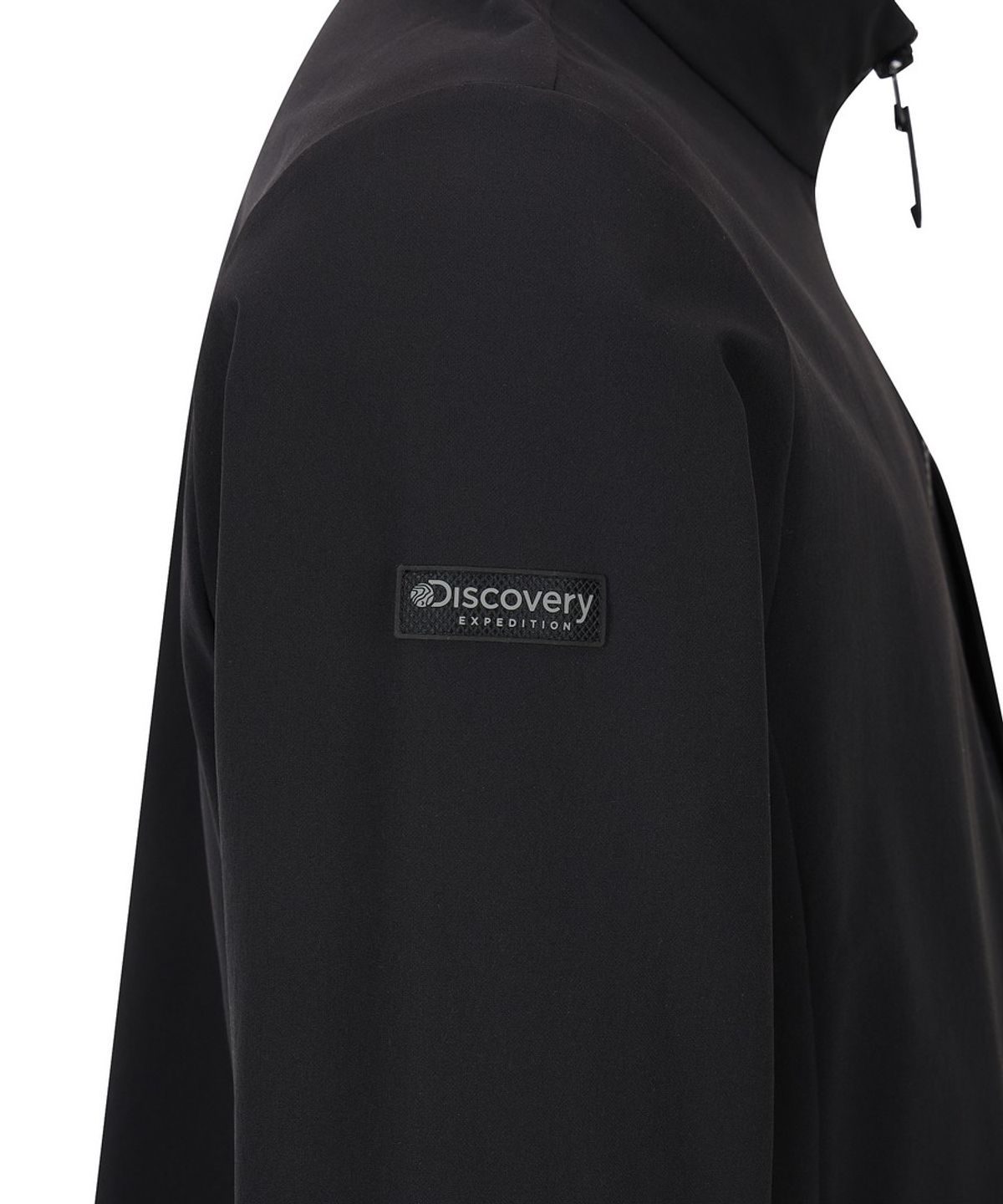 디스커버리 익스페디션(DISCOVERY EXPEDITION) 남성 에센셜 하이넥 소프트쉘 자켓 (BLACK)