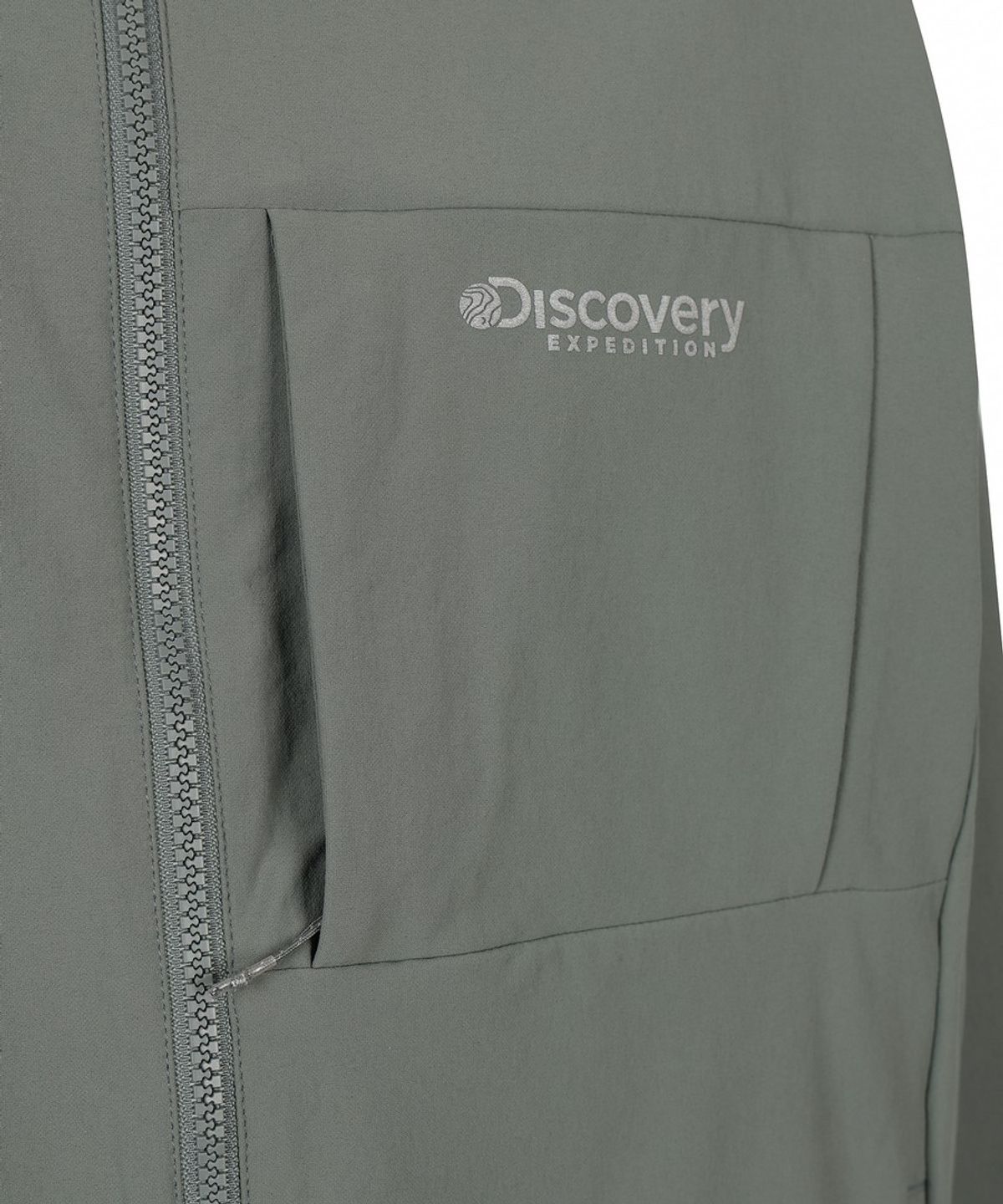 디스커버리 익스페디션(DISCOVERY EXPEDITION) 남성 에센셜 하이넥 소프트쉘 자켓 (D.Grey)