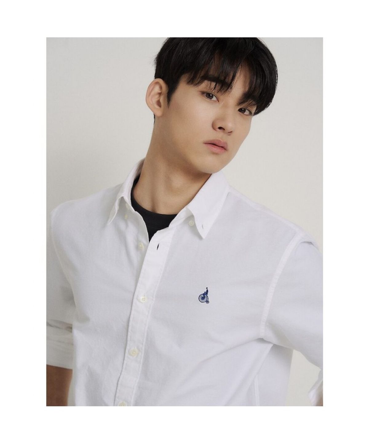 빈폴 멘(BEANPOLE MEN) [Essential] 남녀공용 옥스퍼드 솔리드 셔츠  화이트