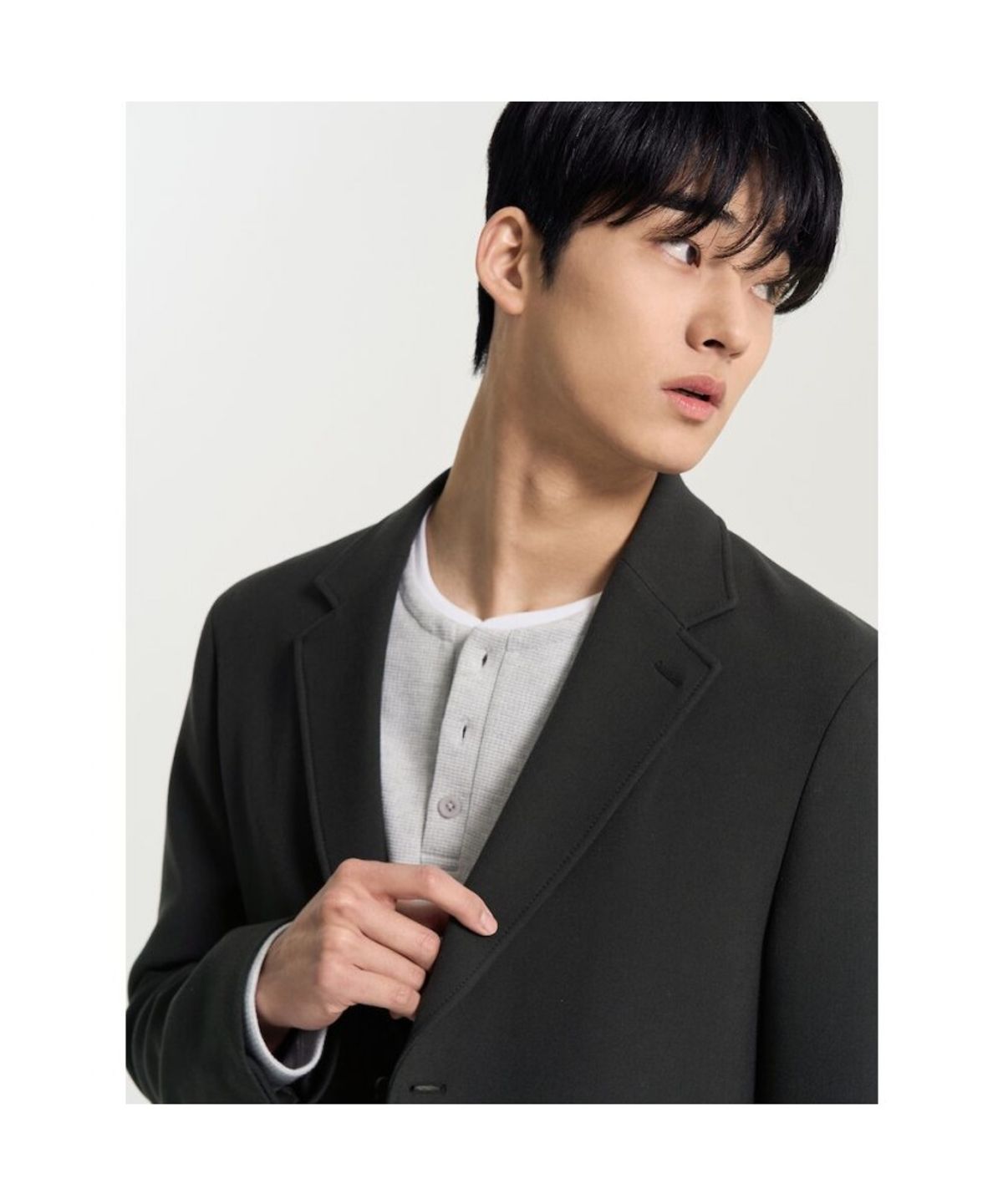 빈폴 멘(BEANPOLE MEN) 소프트 셋업 컴포트핏 재킷  애쉬