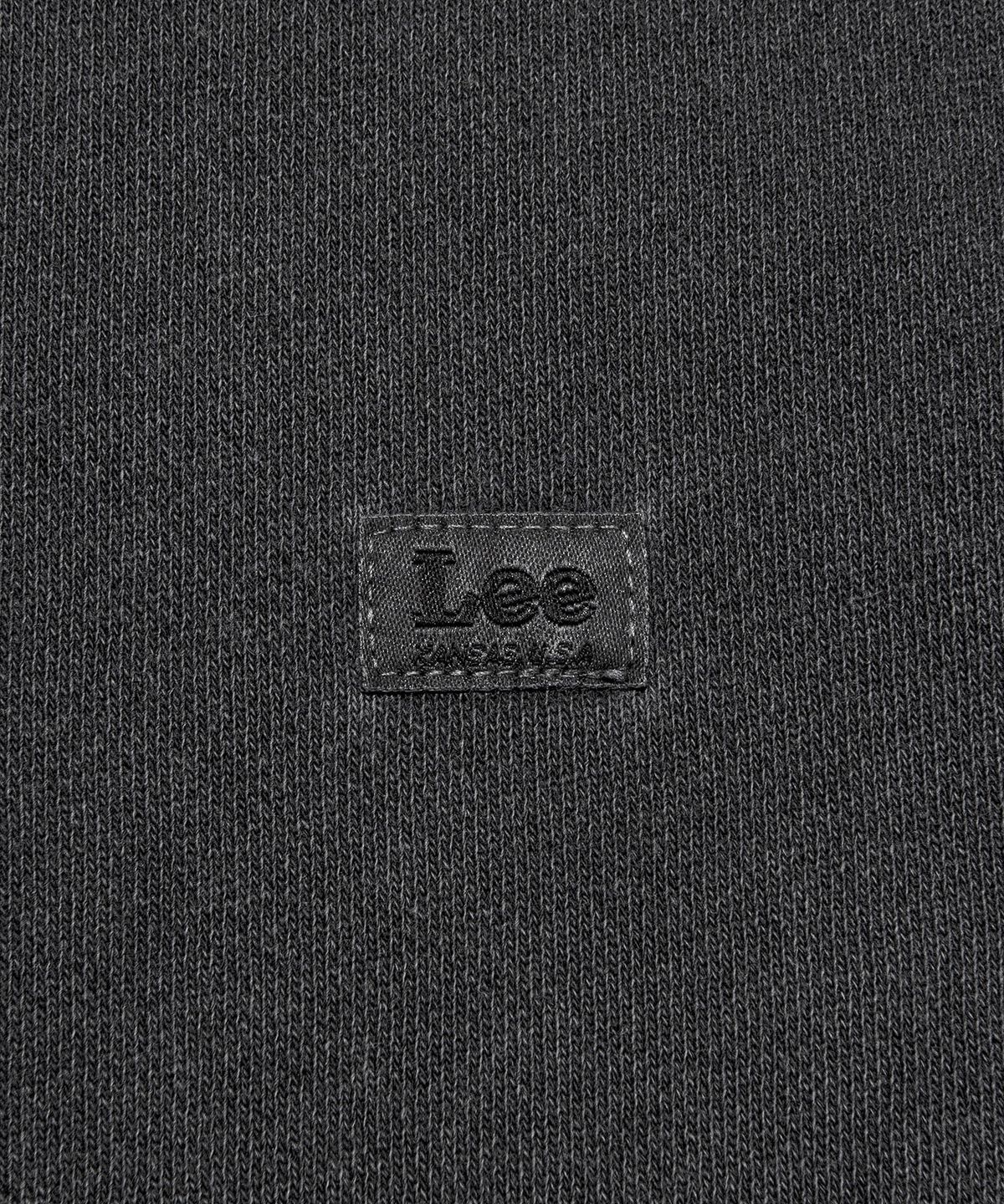 리(LEE) 다이드 라벨 스웻 베스트 피그먼트 챠콜