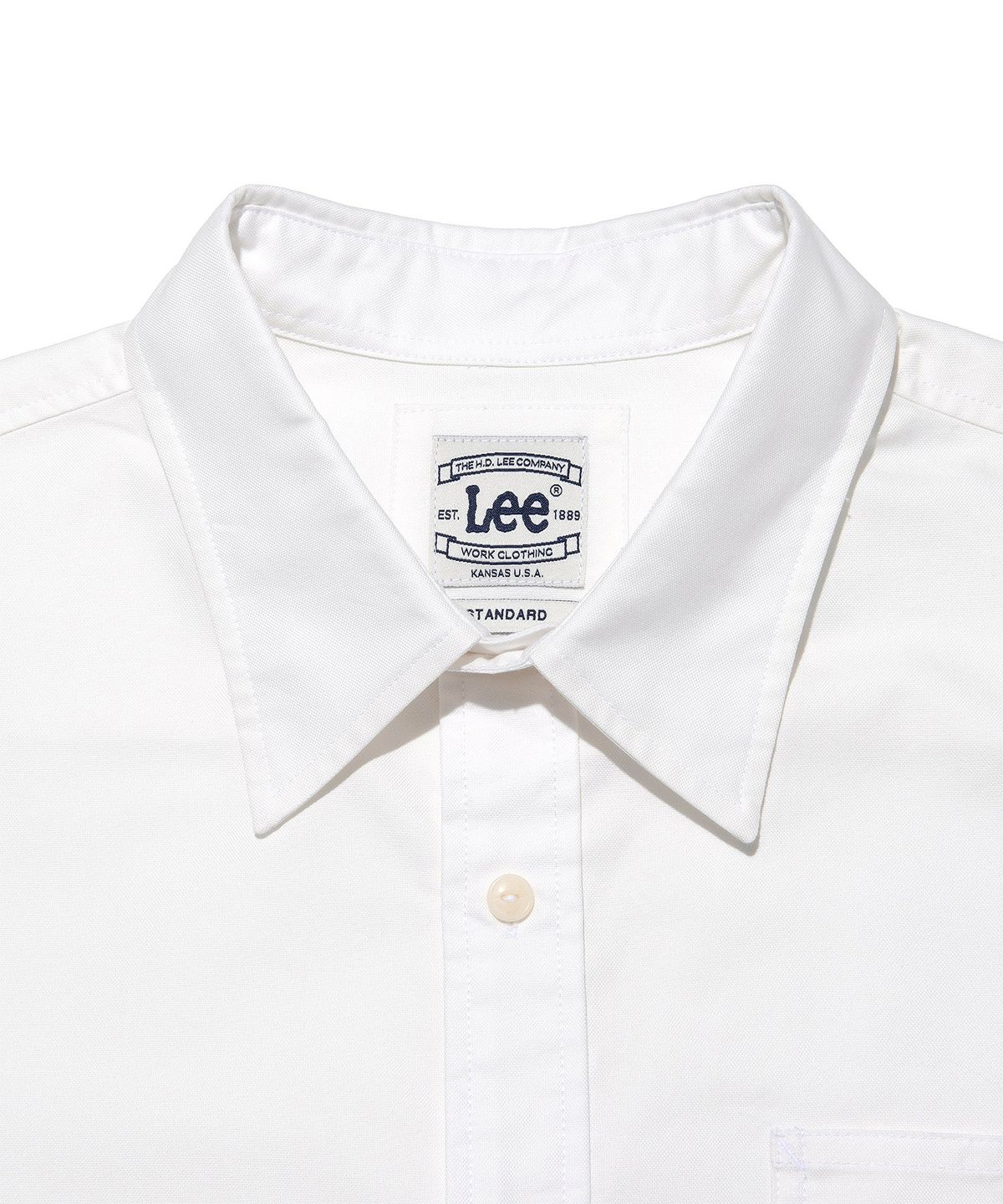 리(LEE) 로코 포켓 옥스포드 셔츠 화이트