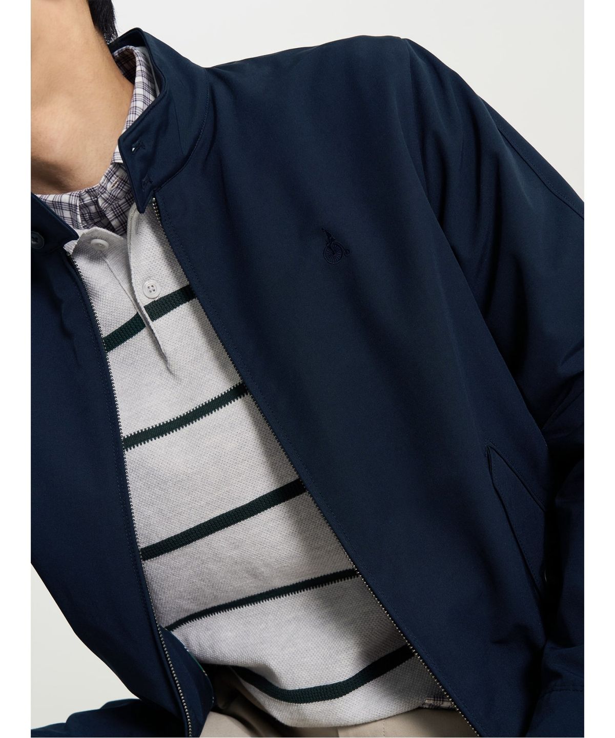 빈폴 멘(BEANPOLE MEN) 헤링턴 재킷  네이비