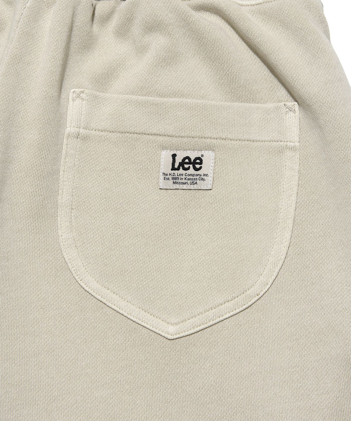 리(LEE) 다이드 라벨 스웻 팬츠 피그먼트 그레이