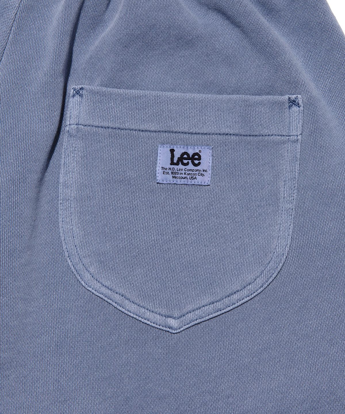 리(LEE) 다이드 라벨 스웻 팬츠 피그먼트 블루