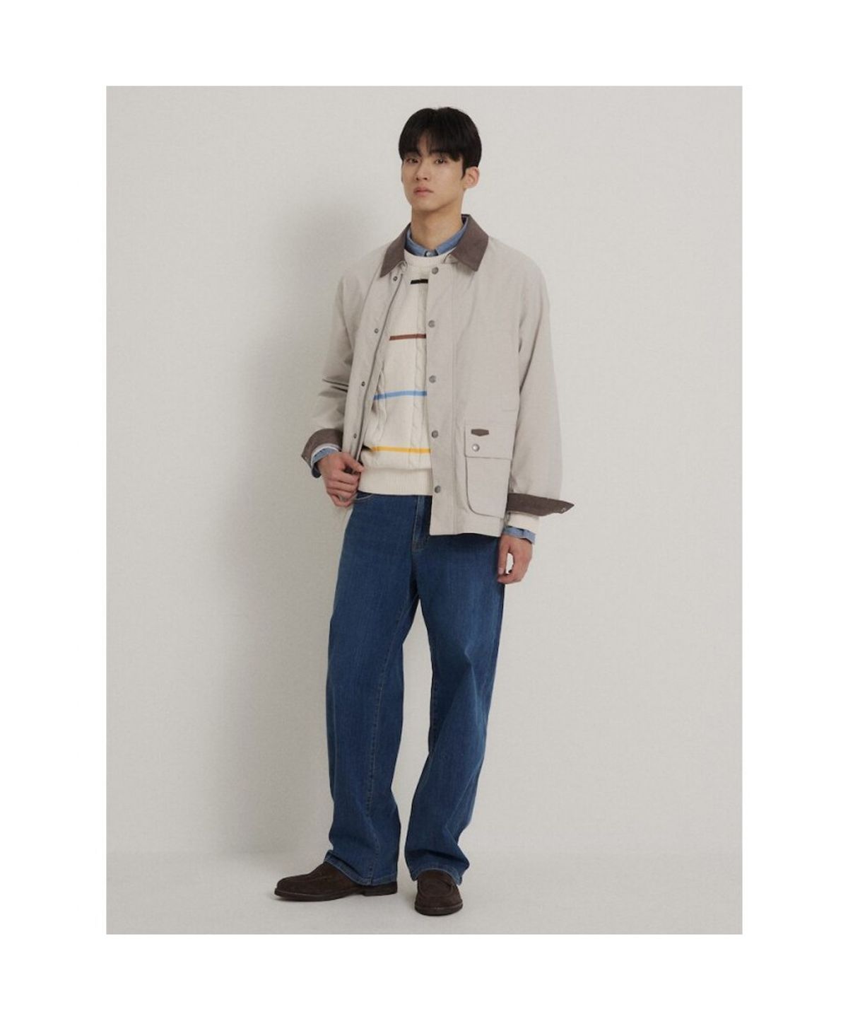 빈폴 멘(BEANPOLE MEN) 캐주얼 헌팅 재킷  베이지