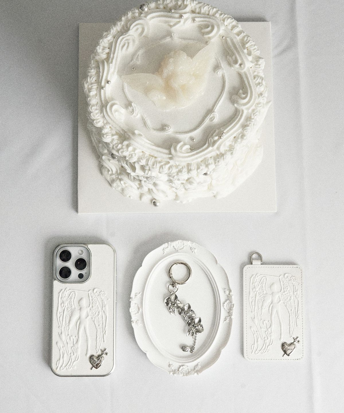 카시코(KASHIKO) Angel Heart Case White