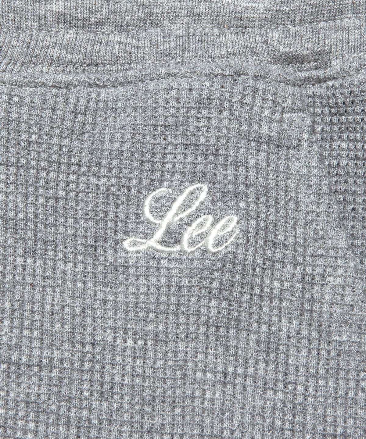 리(LEE) 우먼 와플 미디 스웻 스커트 그레이