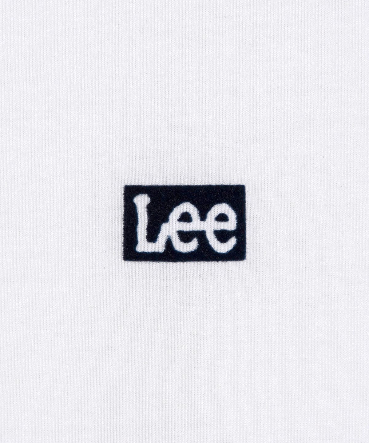 리(LEE) 박스 트위치 로고 반팔 티셔츠 화이트