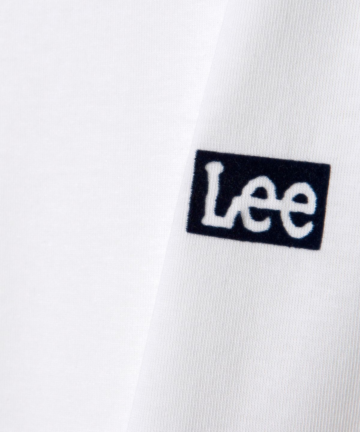 리(LEE) 박스 트위치 로고 반팔 티셔츠 화이트