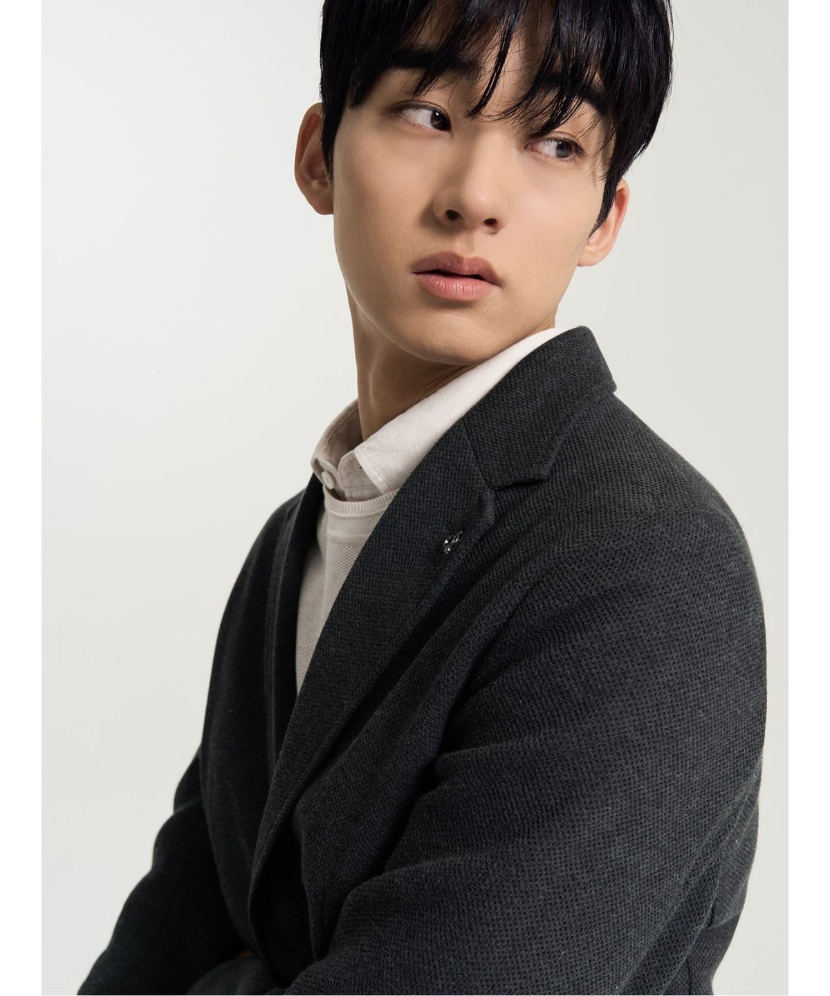 빈폴 멘(BEANPOLE MEN) 프리미엄 저지 솔리드 재킷  그레이