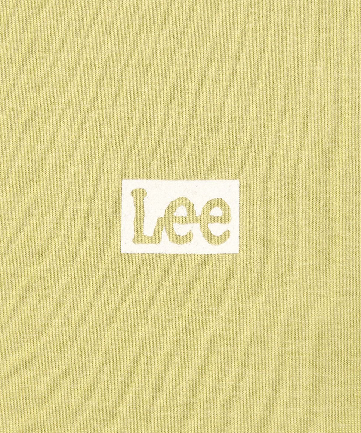 리(LEE) 박스 트위치 로고 반팔 티셔츠 레몬