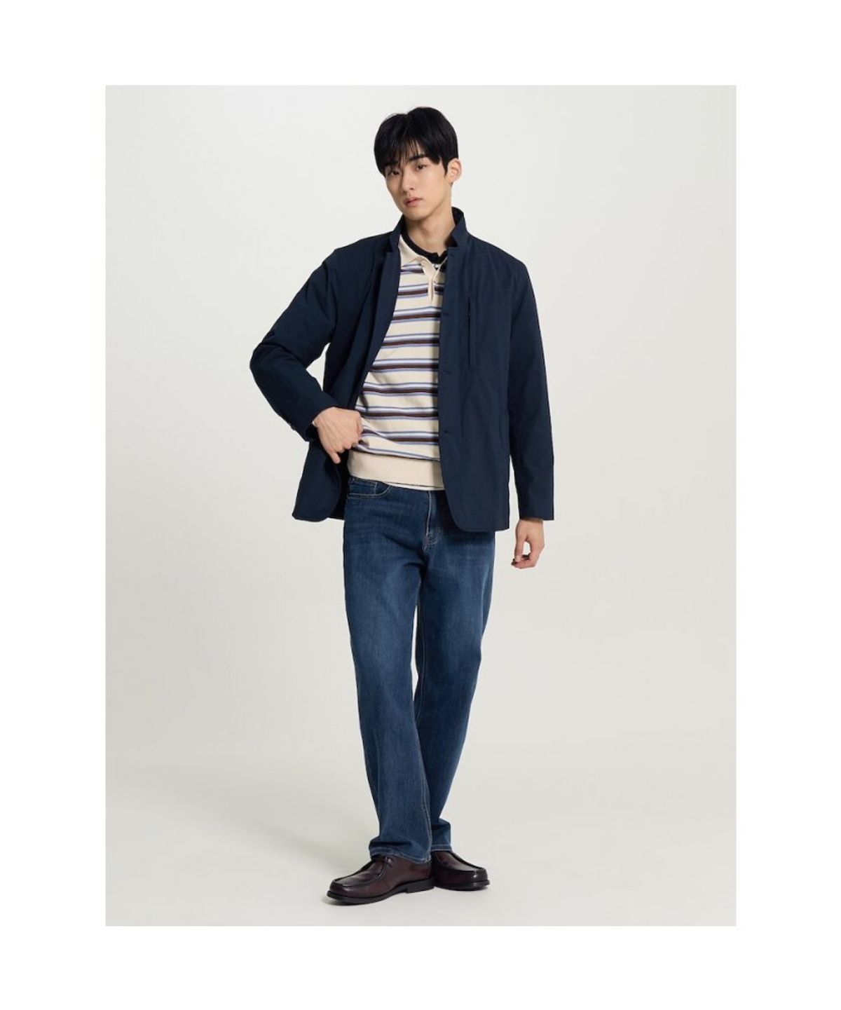 빈폴 멘(BEANPOLE MEN) 아우터형 재킷  네이비