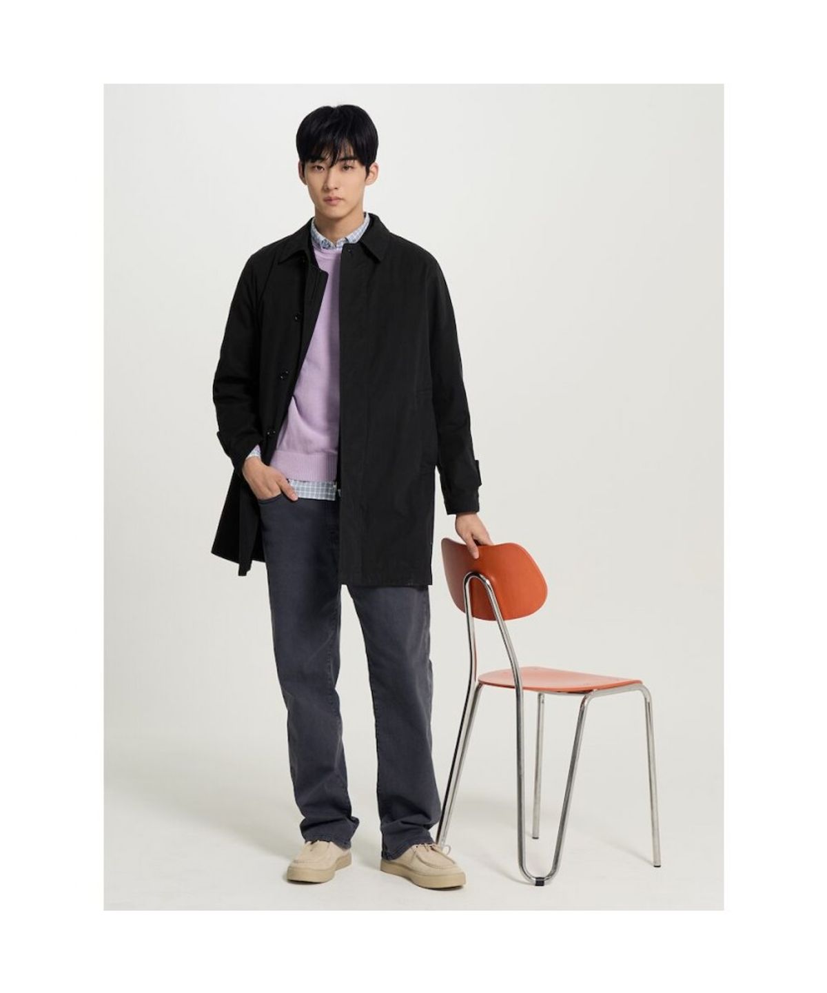 빈폴 멘(BEANPOLE MEN) 베스트 디테처블 코트  블랙