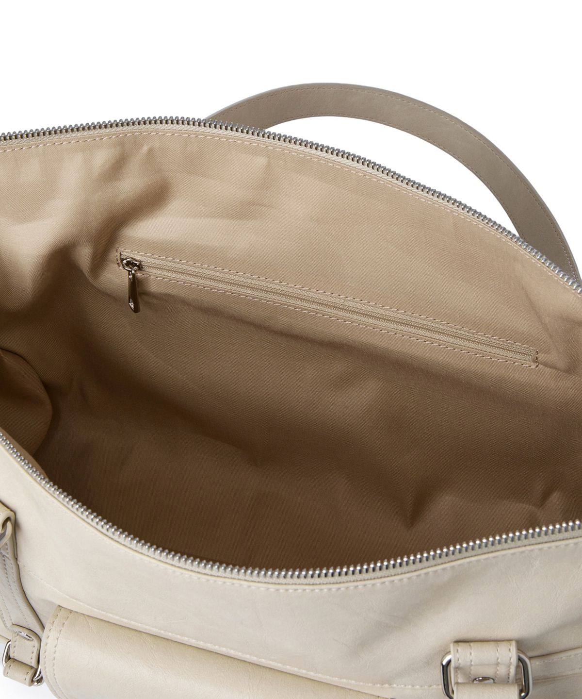 다이닛(DEINET) BELTED POCKET SHOULDER BAG IN BEIGE