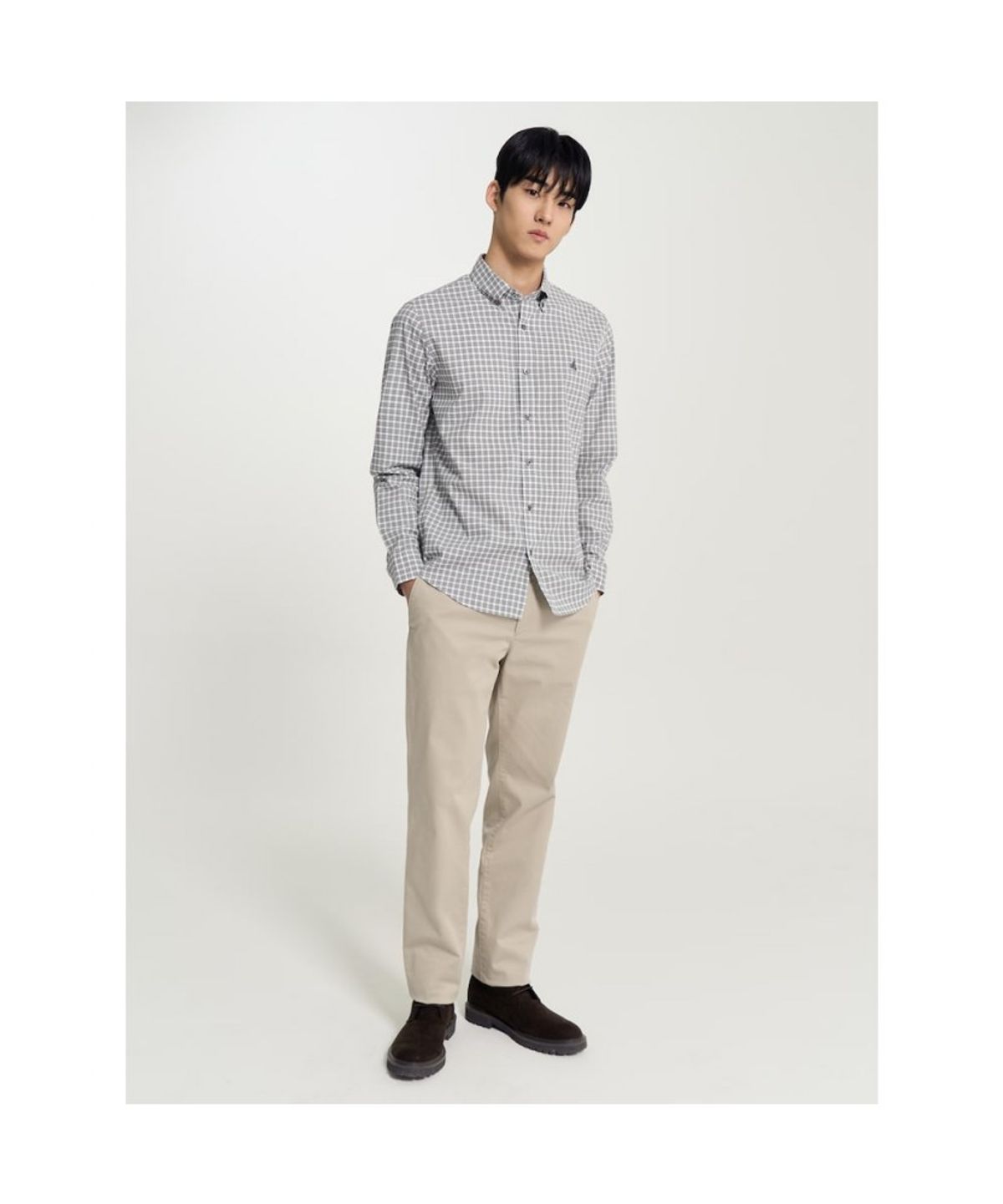 빈폴 멘(BEANPOLE MEN) [Essential] 봄 스탠다드핏 치노 팬츠  베이지