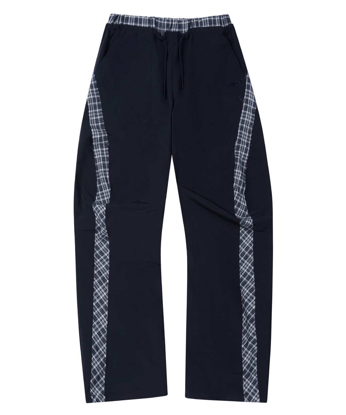 다이닛(DEINET) POINT CHECK DETAIL PANTS IN NAVY