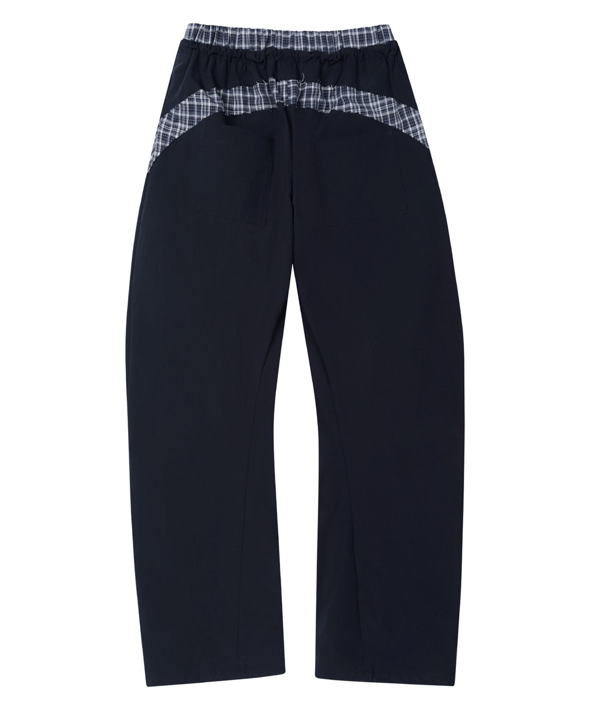 다이닛(DEINET) POINT CHECK DETAIL PANTS IN NAVY