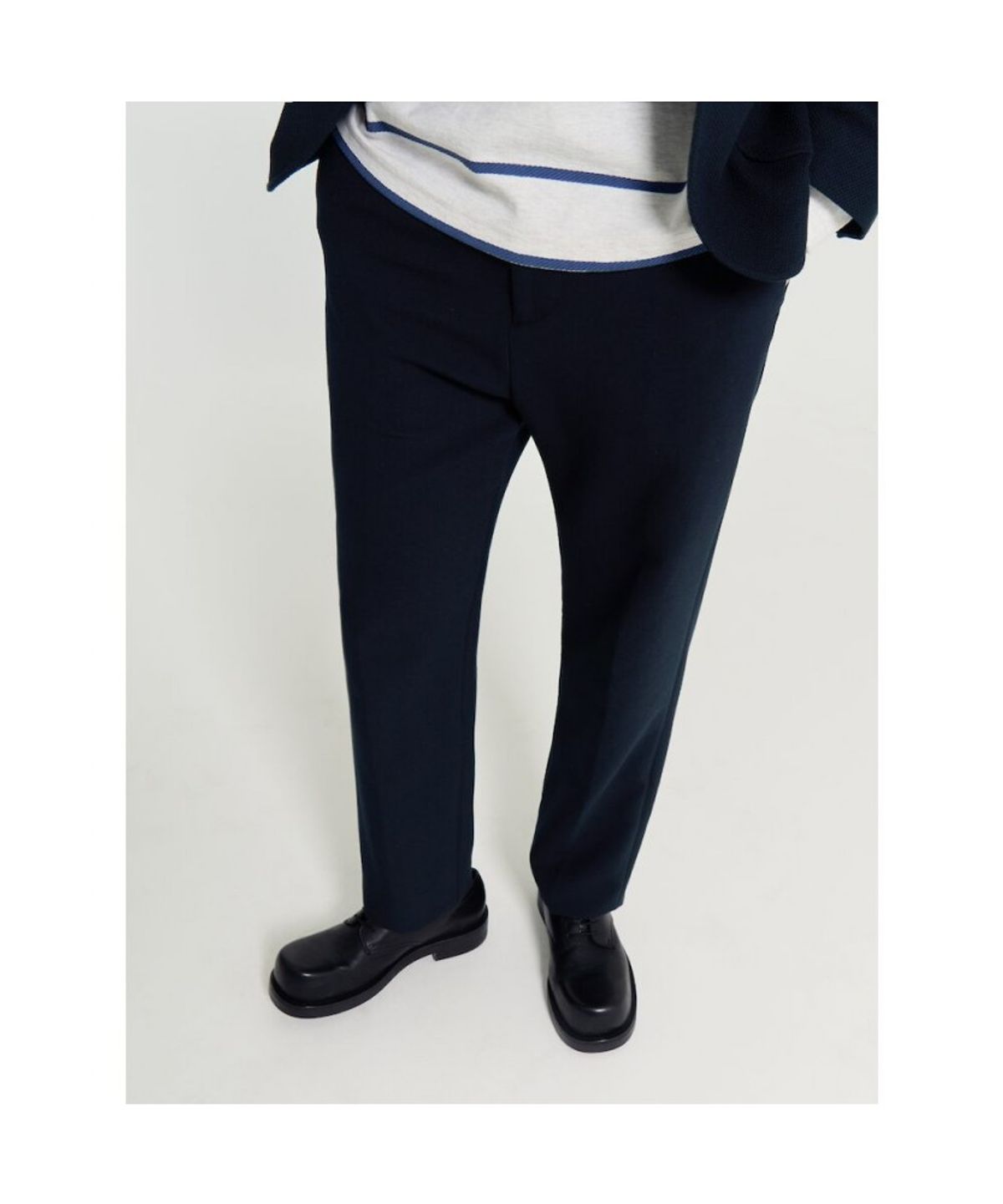 빈폴 멘(BEANPOLE MEN) 소프트 셋업 컴포트핏 슬랙스  네이비