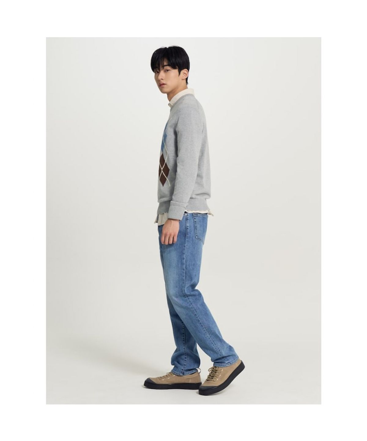 빈폴 멘(BEANPOLE MEN) [Essential] 스탠다드핏 데님 팬츠  블루
