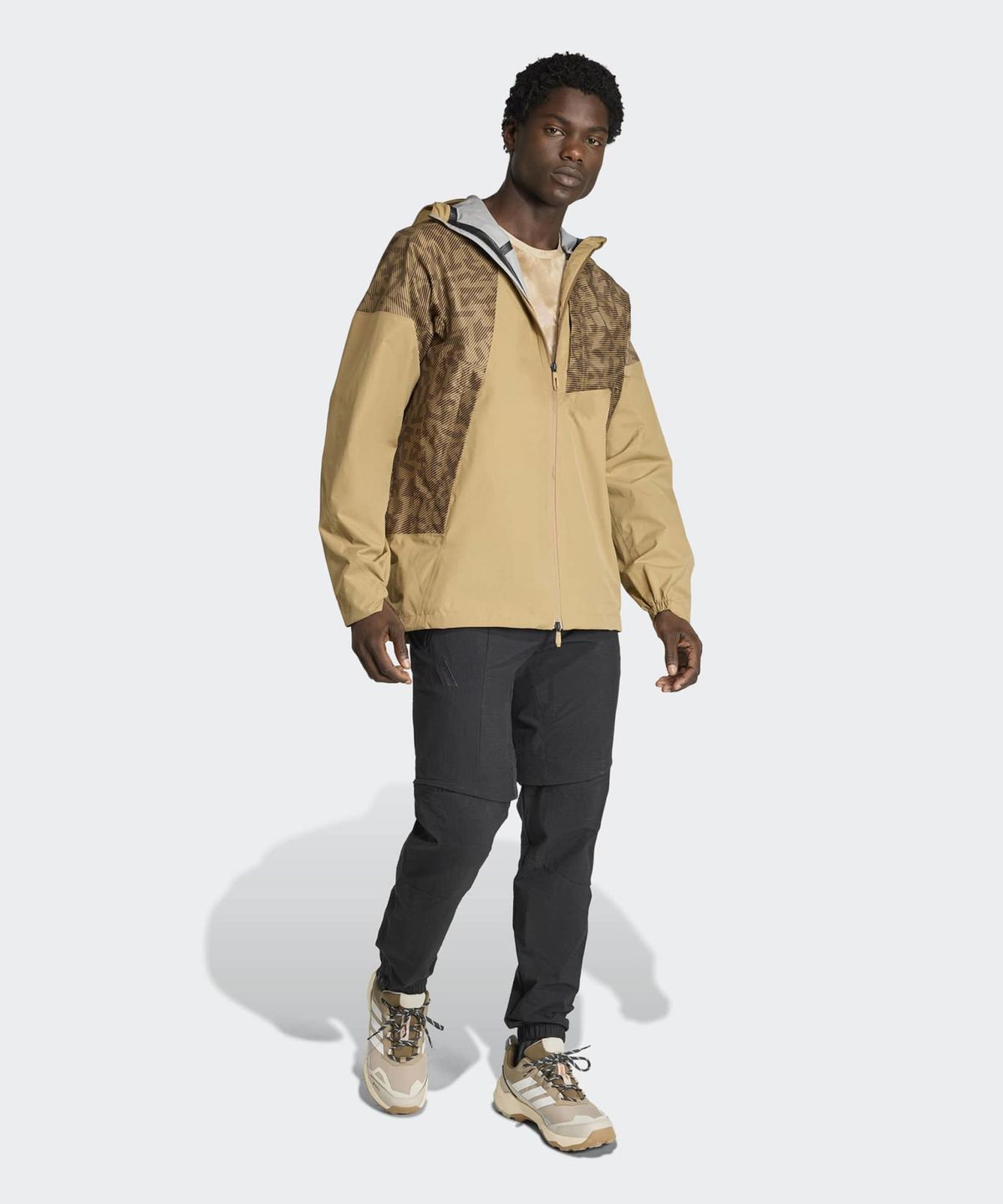아디다스(ADIDAS) 테렉스 엑스페리어 2.5 레이어 하이브리드 프라임니트 클라이마프루프 재킷 - 카드보드 / KA2478