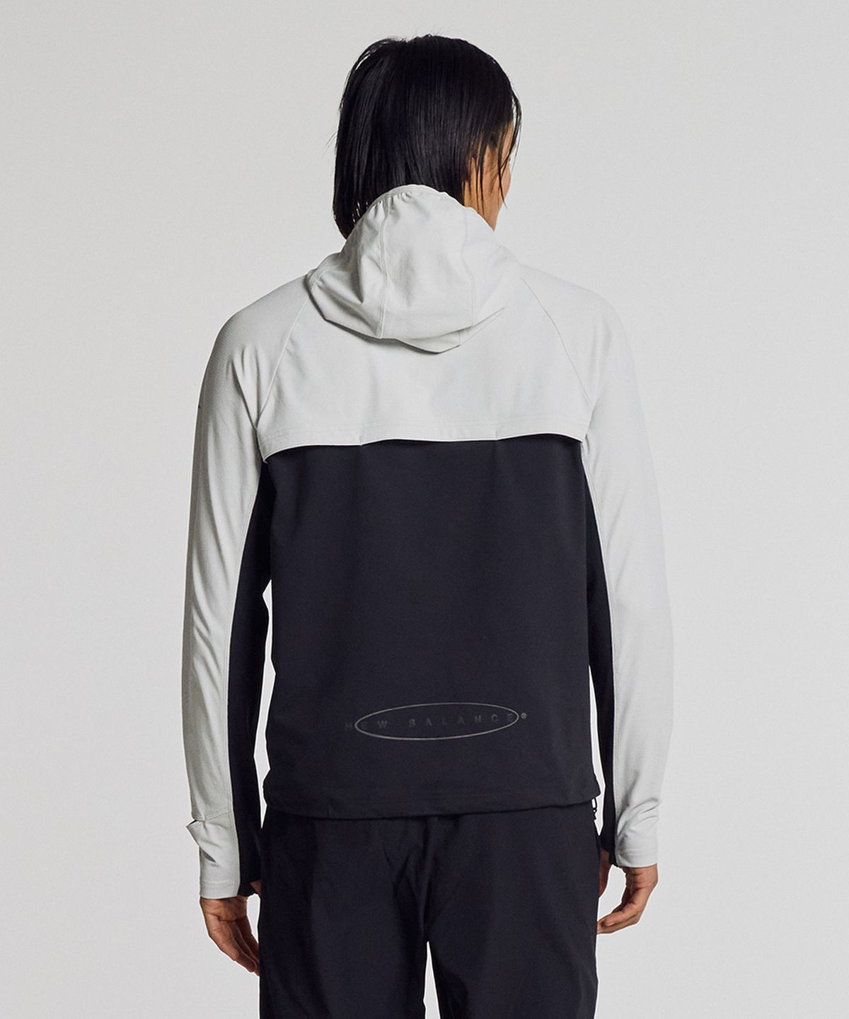 뉴발란스(NEW BALANCE) NBNDG15213 / UNI RC FRESH 후드형 베이스레이어 (GRAY)