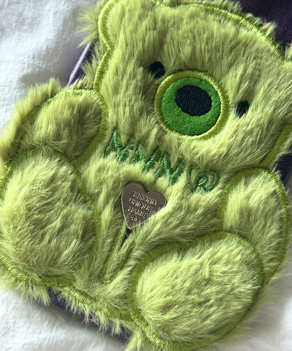 세컨드유니크네임(SECOND UNIQUE NAME) SUN CASE PATCH COZY BEAR GREEN