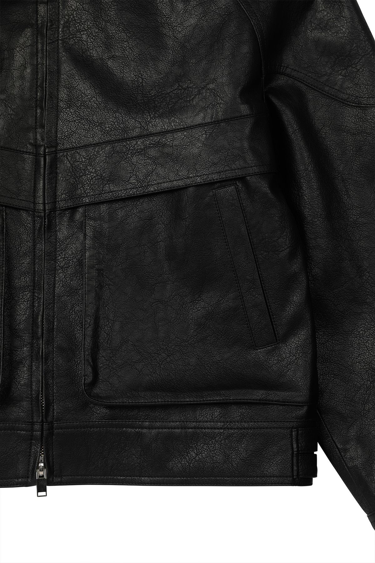 다이닛(DEINET) CONSTRUCT PANEL JACKET IN BLACK