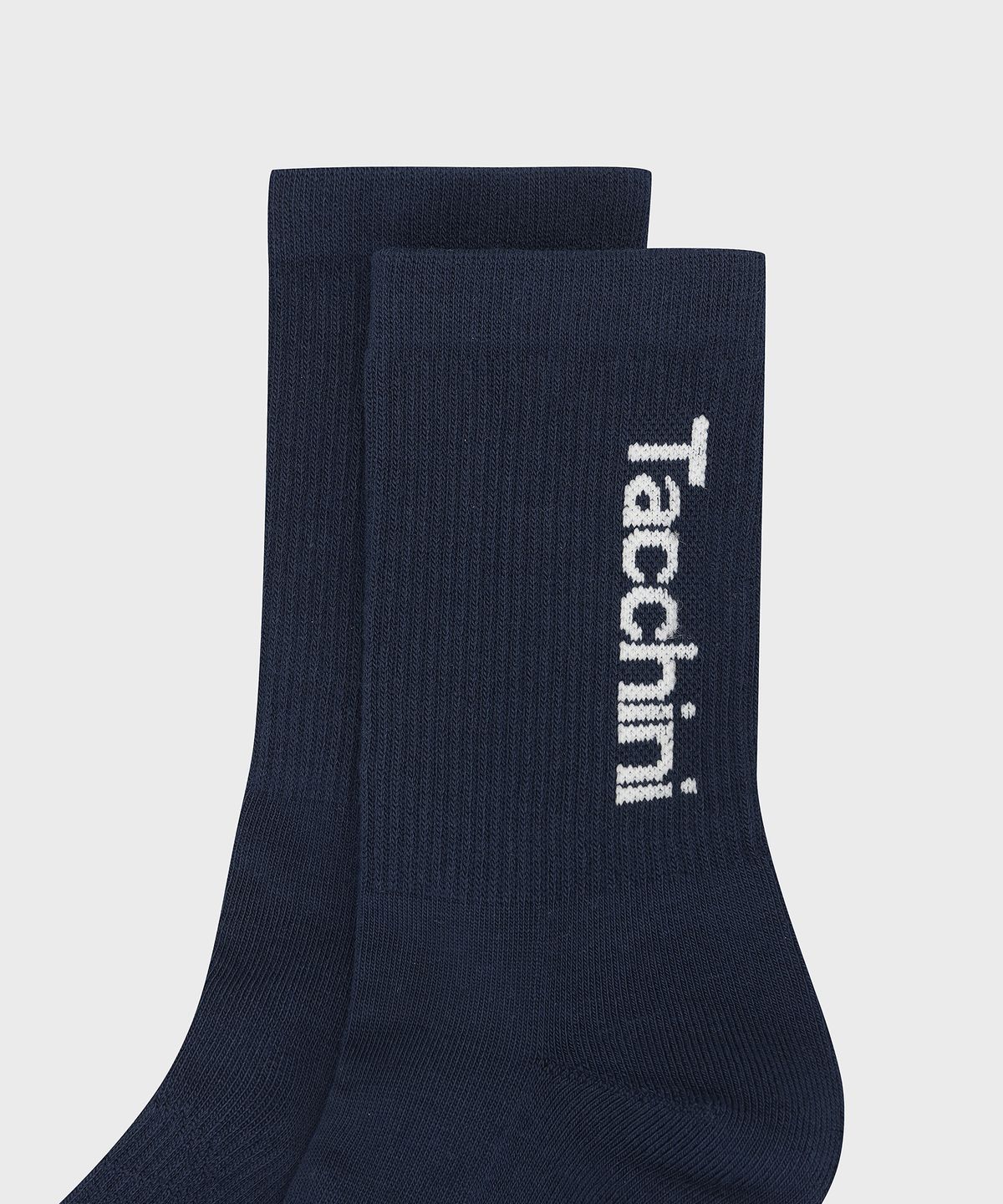 세르지오 타키니(SERGIO TACCHINI) U 백 레터링 크루 삭스 (Navy)
