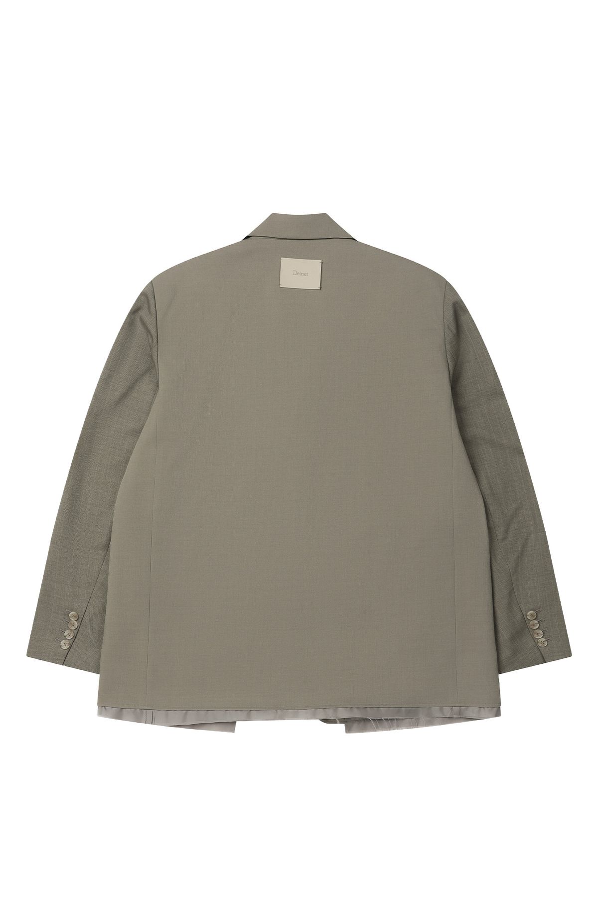 다이닛(DEINET) LOWCUT BLAZER IN KHAKI BEIGE