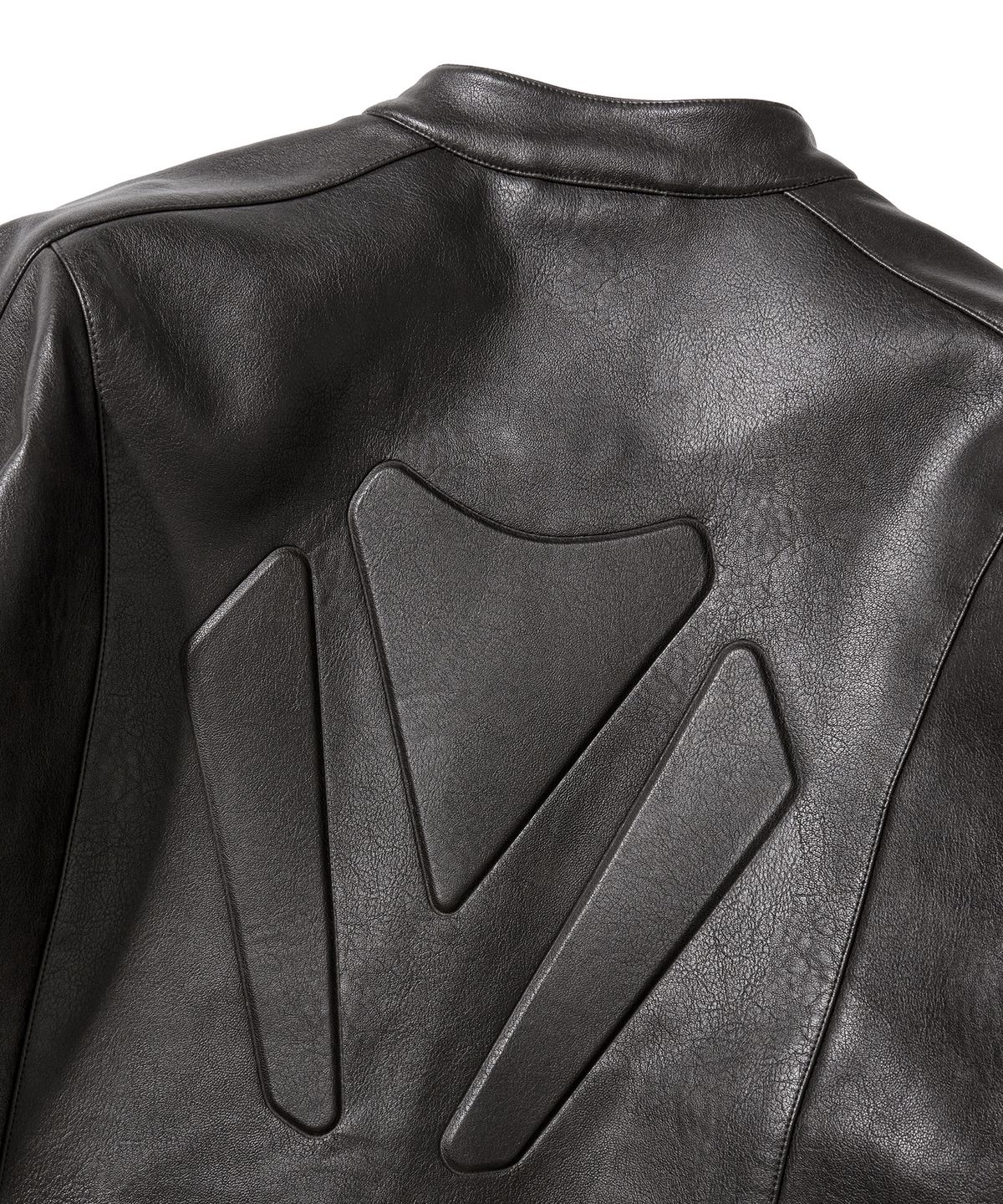 핍스 모터사이클(PHYPS MOTORCYCLE) Engineered Leather Original Motorcycle Jacket Black