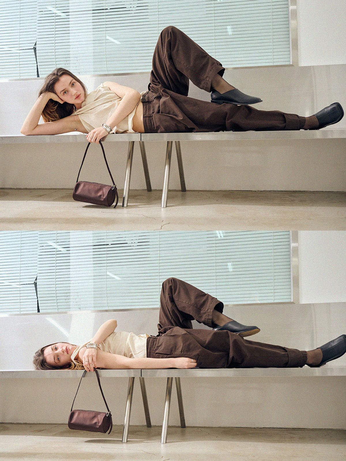 샐볼(SALBOL) PONY BAG [BROWN]