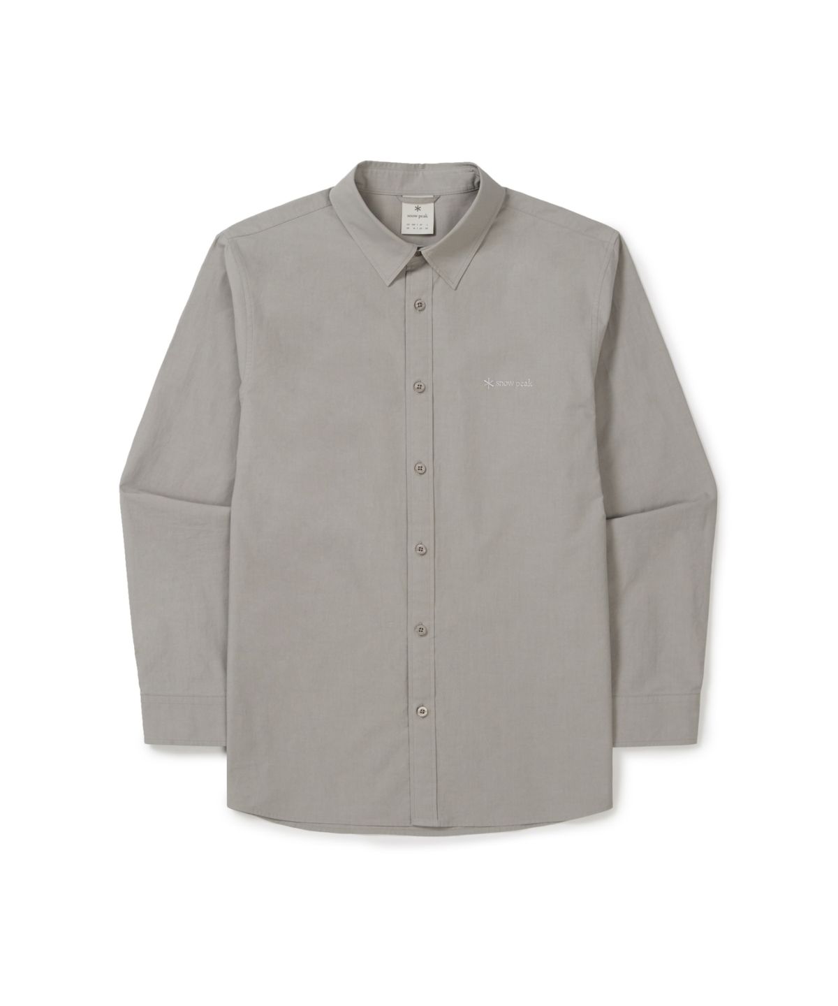 스노우피크 어패럴(SNOWPEAK APPAREL) 솔리드 셔츠 (S26ZUFSH12) Fog Gray