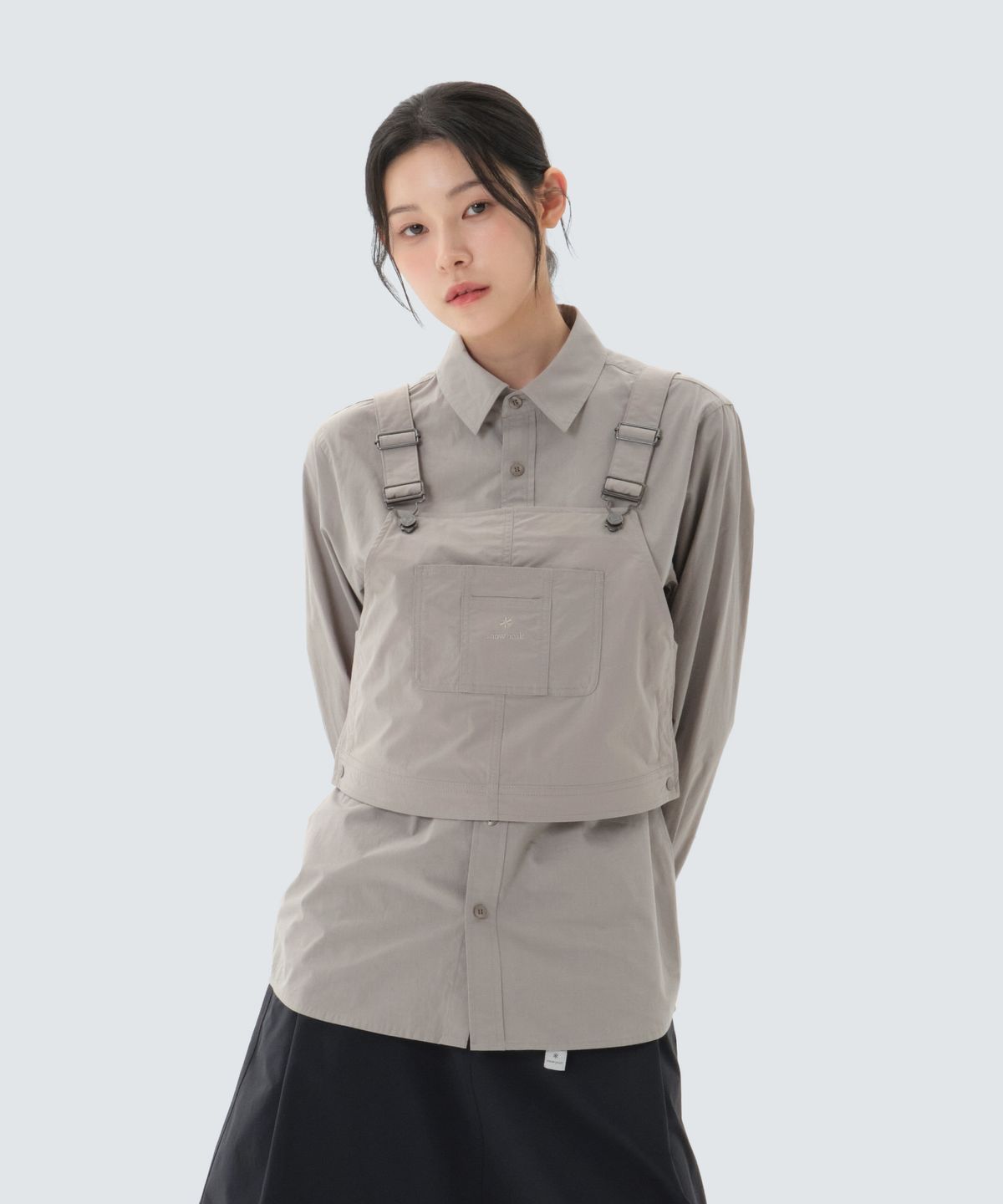 스노우피크 어패럴(SNOWPEAK APPAREL) 솔리드 셔츠 (S26ZUFSH12) Fog Gray