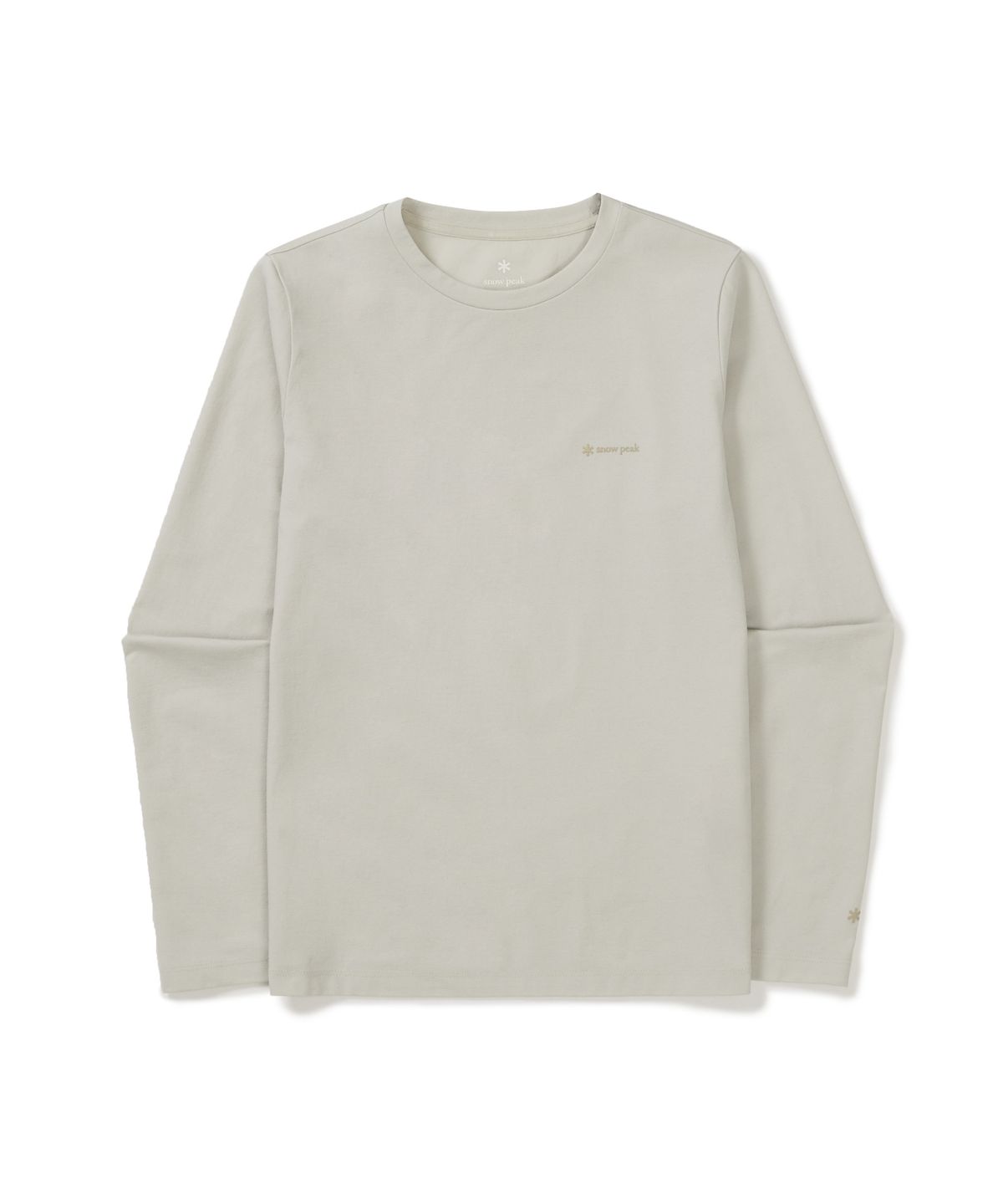 스노우피크 어패럴(SNOWPEAK APPAREL) 퀵드라이 프라임플렉스 여성 긴팔 티셔츠 (S26SWTTL21) Light Beige