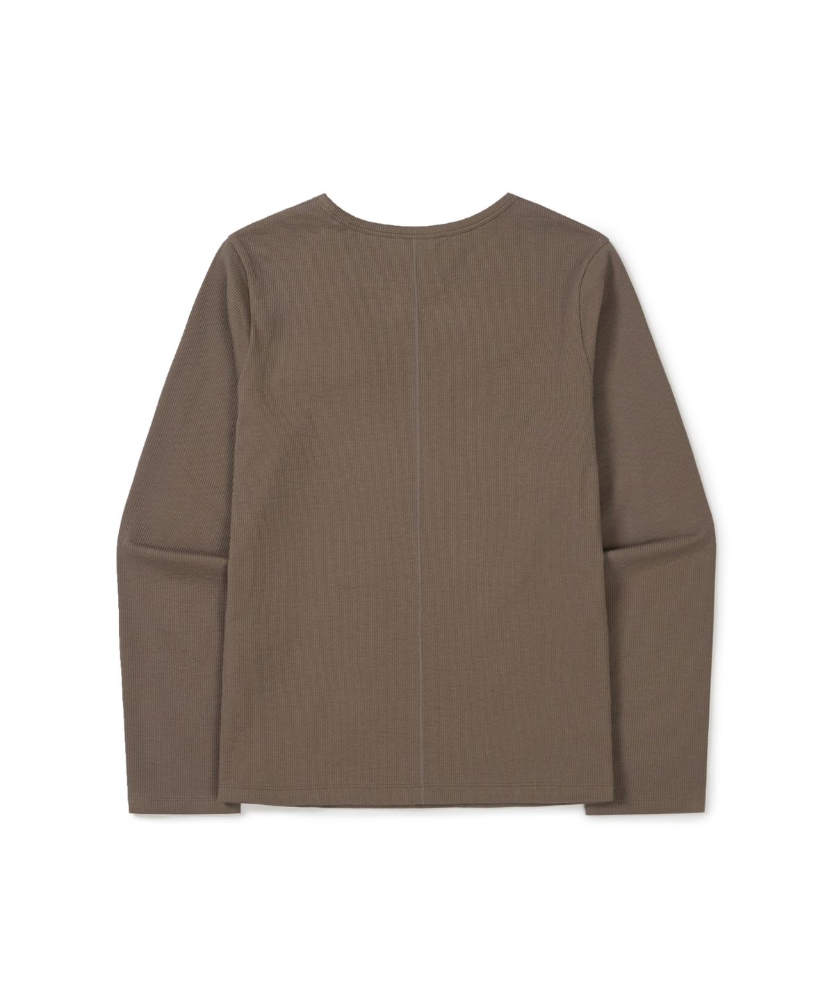 스노우피크 어패럴(SNOWPEAK APPAREL) 골지 여성 긴팔 티셔츠 (S26SWFTL39) Brown