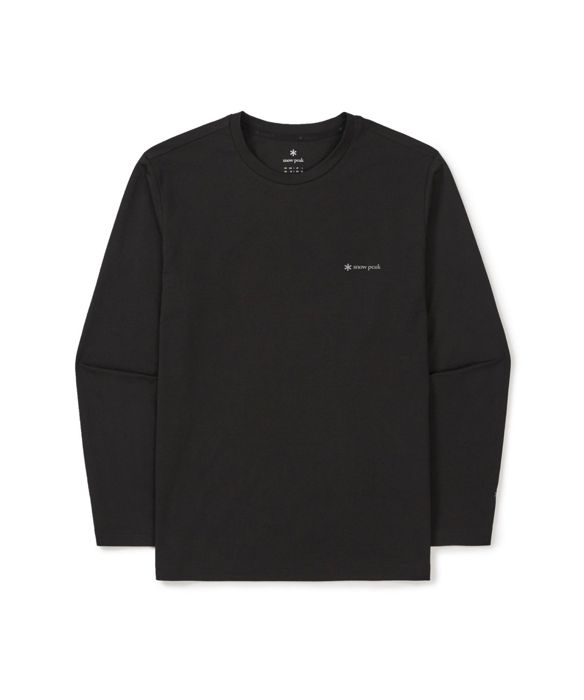스노우피크 어패럴(SNOWPEAK APPAREL) 퀵드라이 프라임플렉스 긴팔 티셔츠 (S26SMTTL20) Black