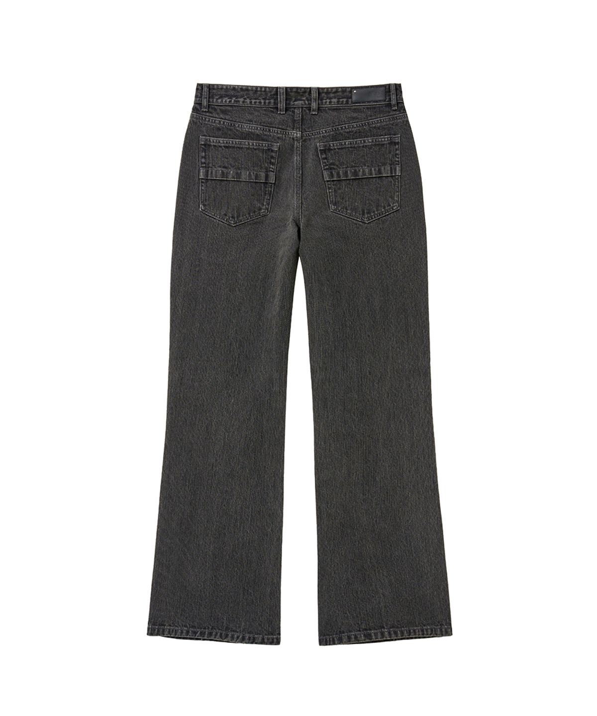미세키서울 맨(MISEKISEOUL MEN) Pleats pocket flare jeans BLACK