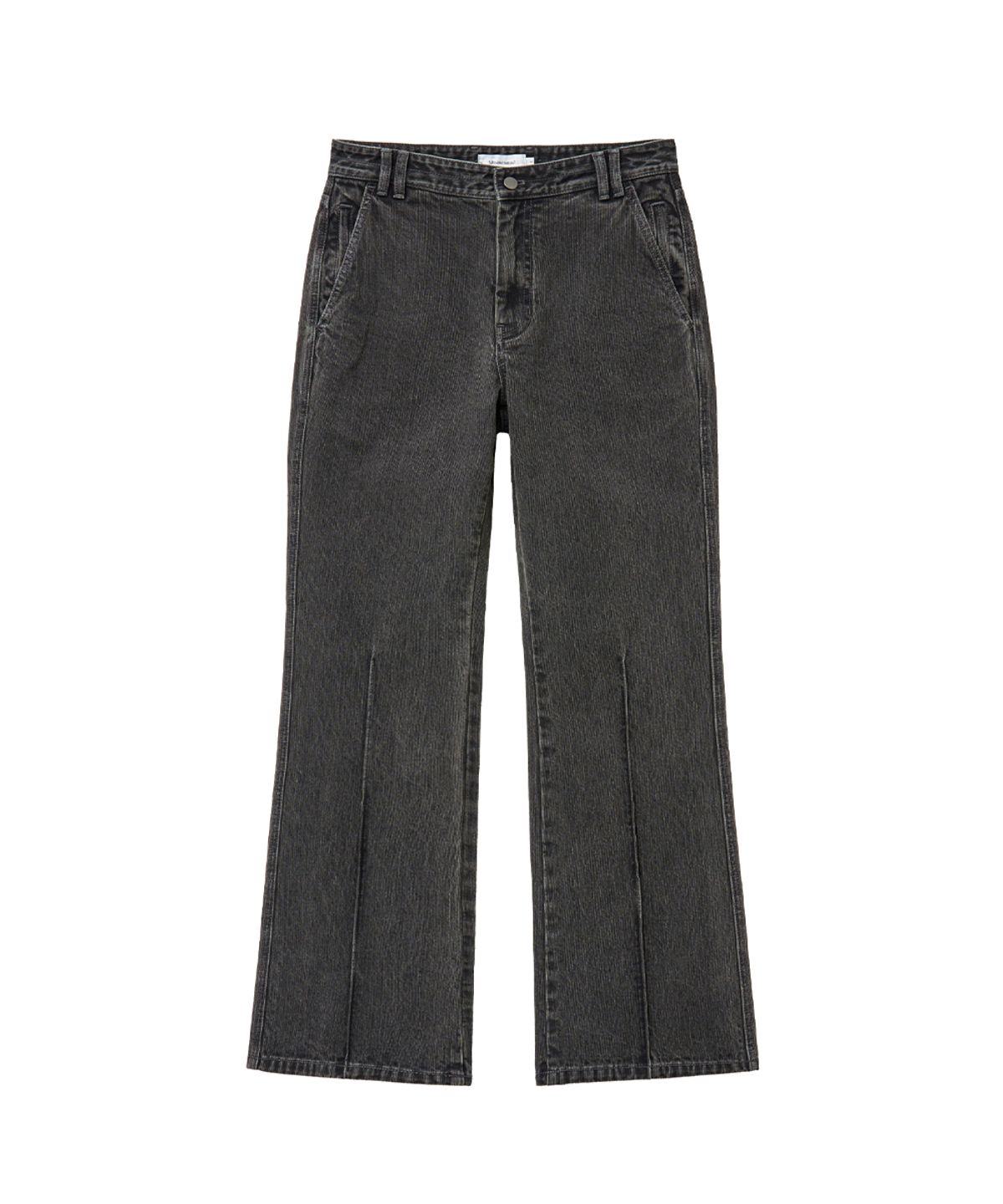 미세키서울 맨(MISEKISEOUL MEN) Pleats pocket flare jeans BLACK
