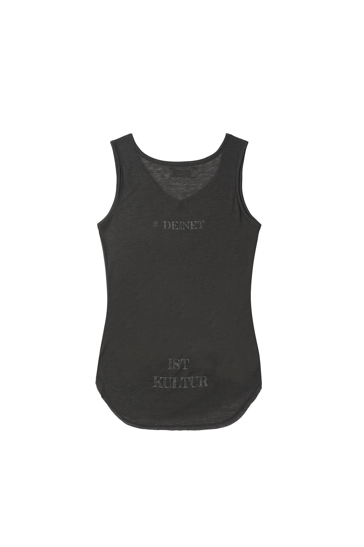 다이닛(DEINET) IST KULTUR SLEEVELESS IN CHARCOAL