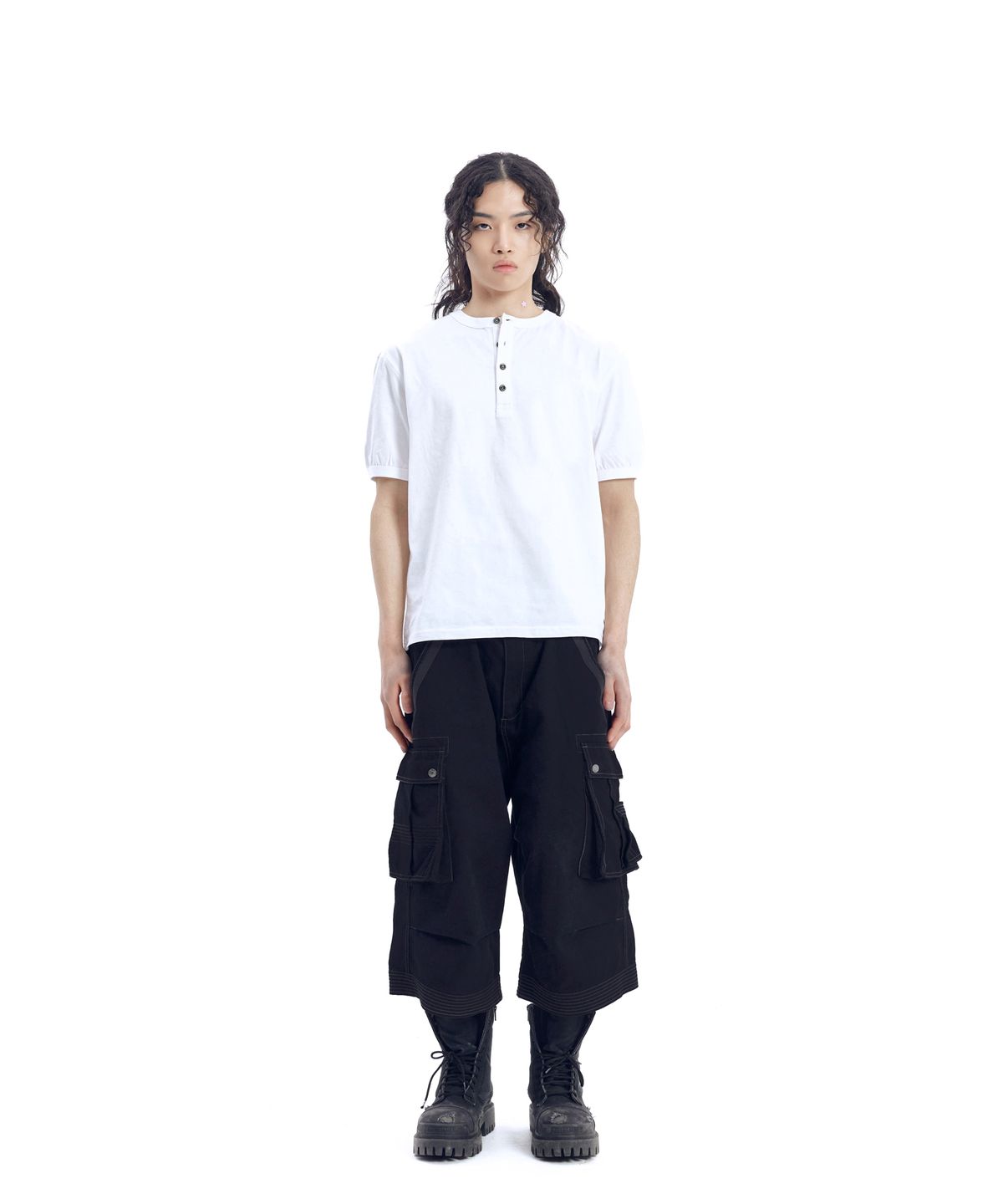 아캄(AAKAM) Boots Ringer Top (White)