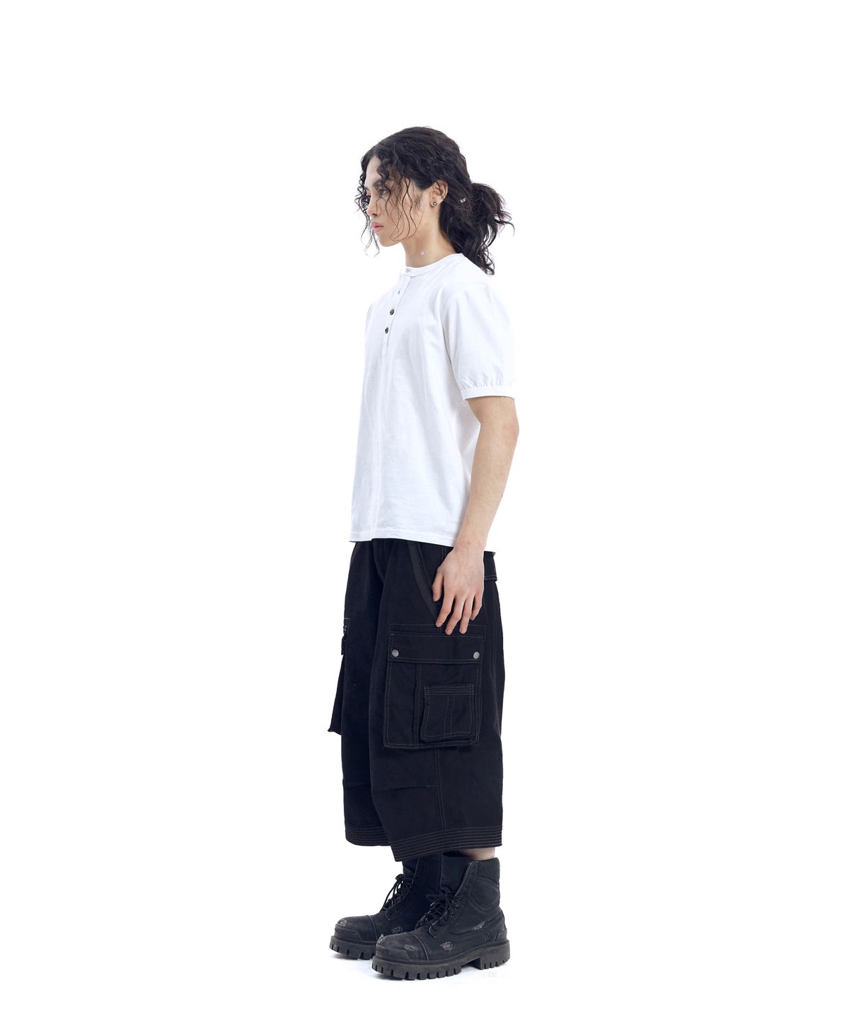 아캄(AAKAM) Boots Ringer Top (White)